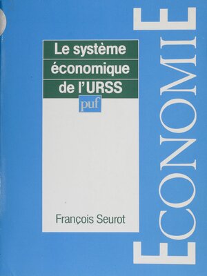 cover image of Le Système économique de l'U.R.S.S.